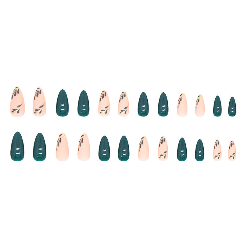 Green Nails - Press on Nails