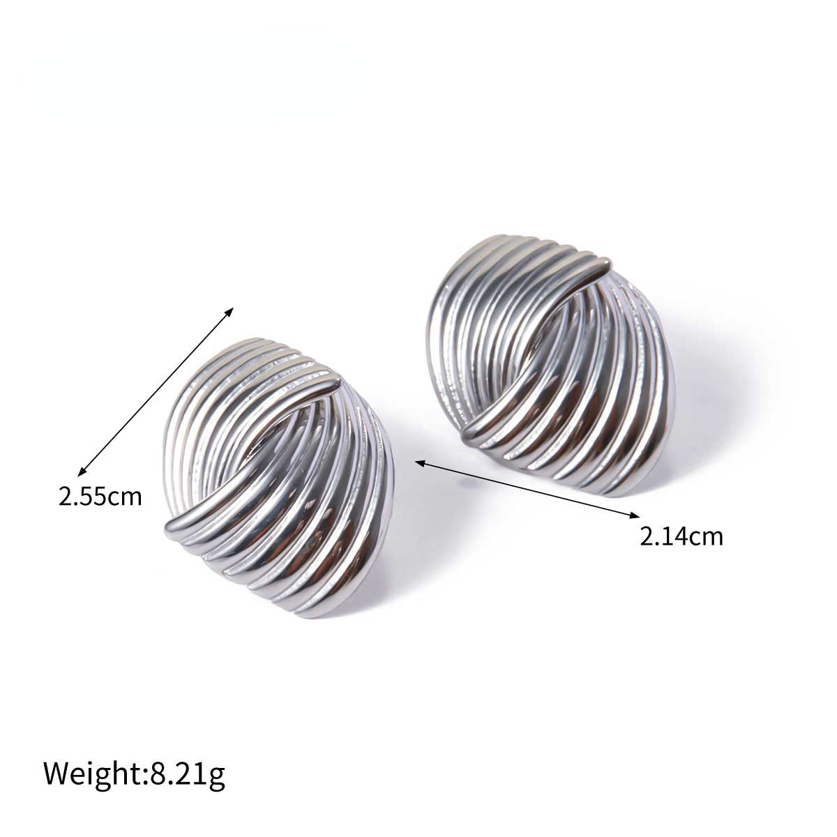 Interlocking Stud Earrings