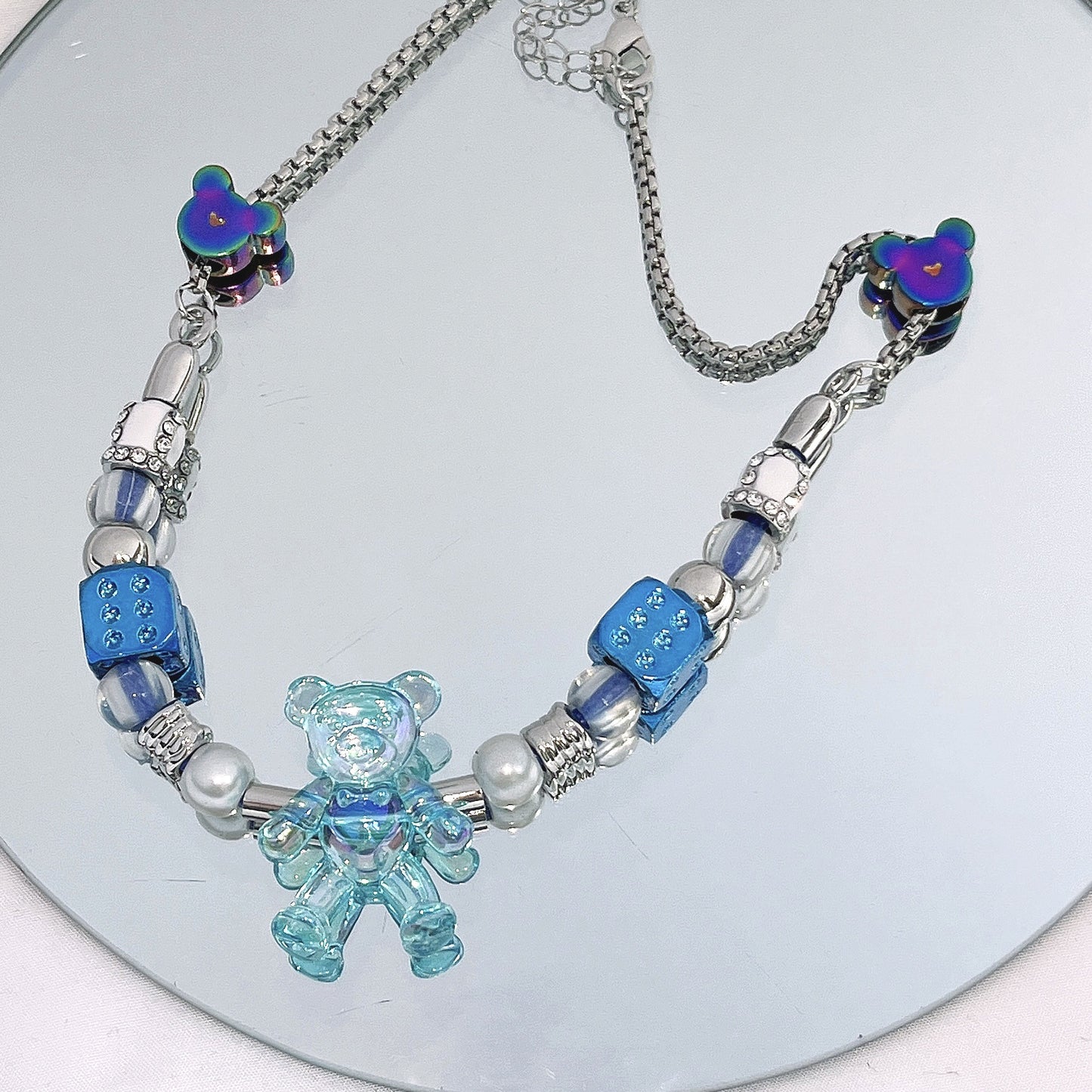 Elsa Bear Necklace