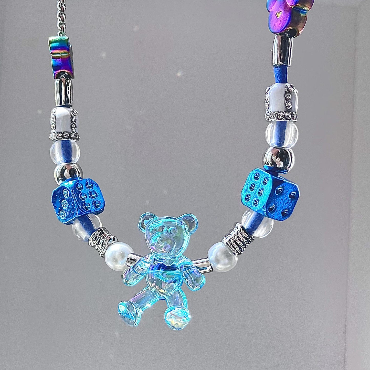 Elsa Bear Necklace