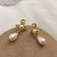 Donna French Vintage Pearl Earrings