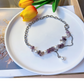 Susie Natural Purple Pearl Necklace