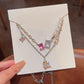 Josephine Korean Double-layer Necklace