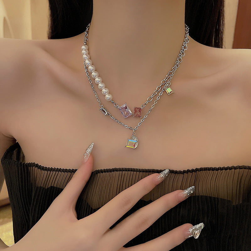 Josephine Korean Double-layer Necklace