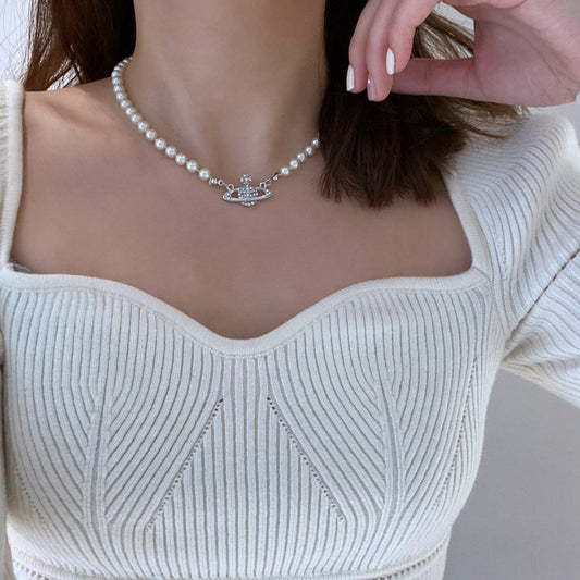 Jean Vintage Pearl Necklace