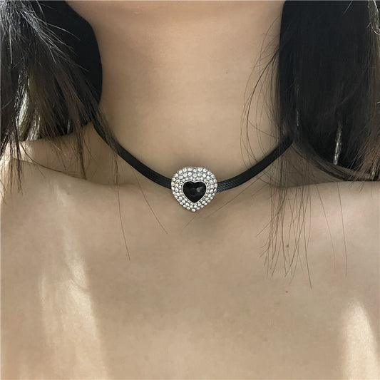 Andrea Heart Shape Pendant Earrings Necklace