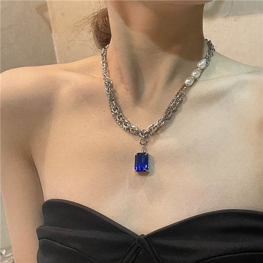 Eileen Double Layered Sapphire Necklace