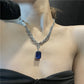 Eileen Double Layered Sapphire Necklace