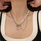 Jocelyn Heart Pearl Necklace